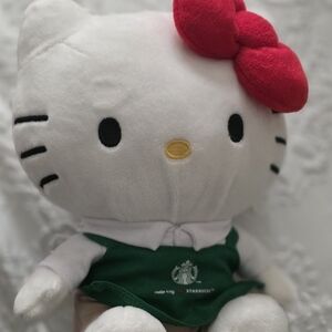 Hello Kitty Plush with Red Bow